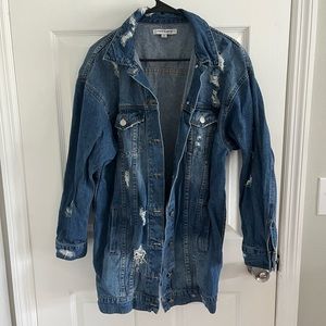 Women’s Distressed Jean Jacket
